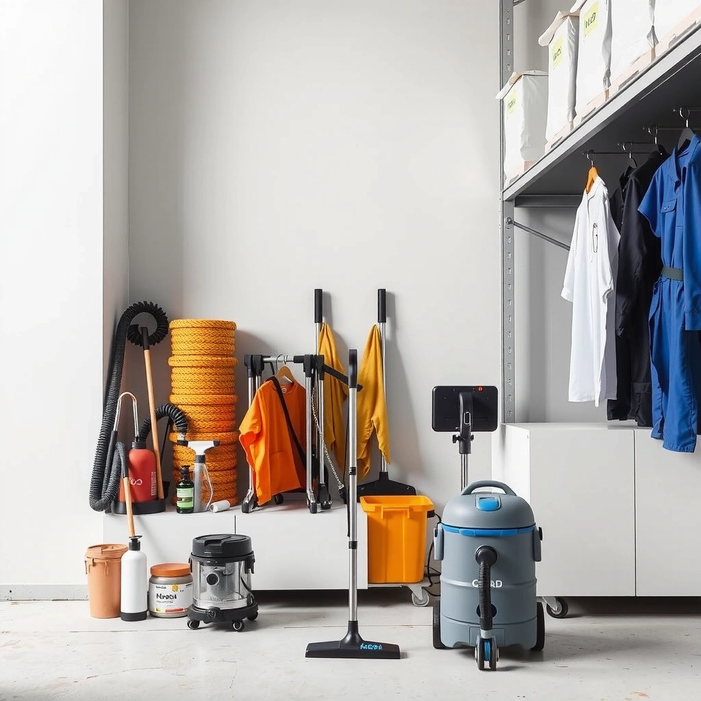 SparklyLab office and equipment