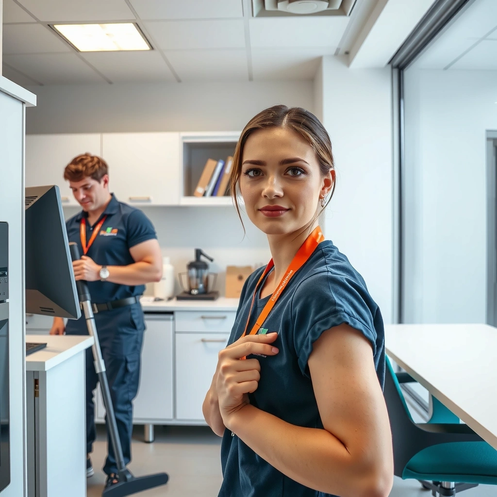 Professional cleaning services hero background